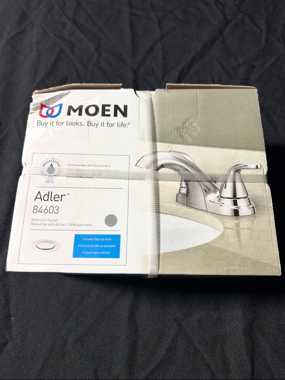 Moen Adler 84603 2-handle centerset bathroom faucet in chrome finish